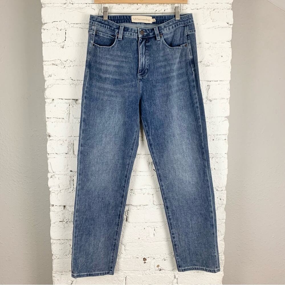 Soft Surroundings Ultimate Girlfriend Jeans Blue 2DU25 Size 12